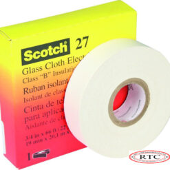 เทปผ้าใยแก้วทนความร้อน 3M Scotch #27  (3/4"X66Ft.)