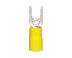 หางปลาแฉกหุ้มพีวีซี-สีเหลือง YF6-6 T-LUG