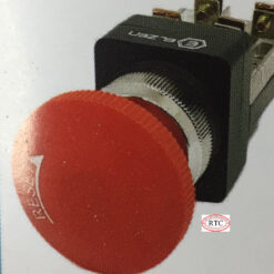 สวิตช์หัวเห็ดกดล็อค 30mm.LA167-CBK-301R สีแดง ELZEN