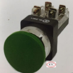 สวิตช์หัวเห็ดกดเด้งกลับ 25มิล LA167-CBM-251G 1NO+1NC ELZEN