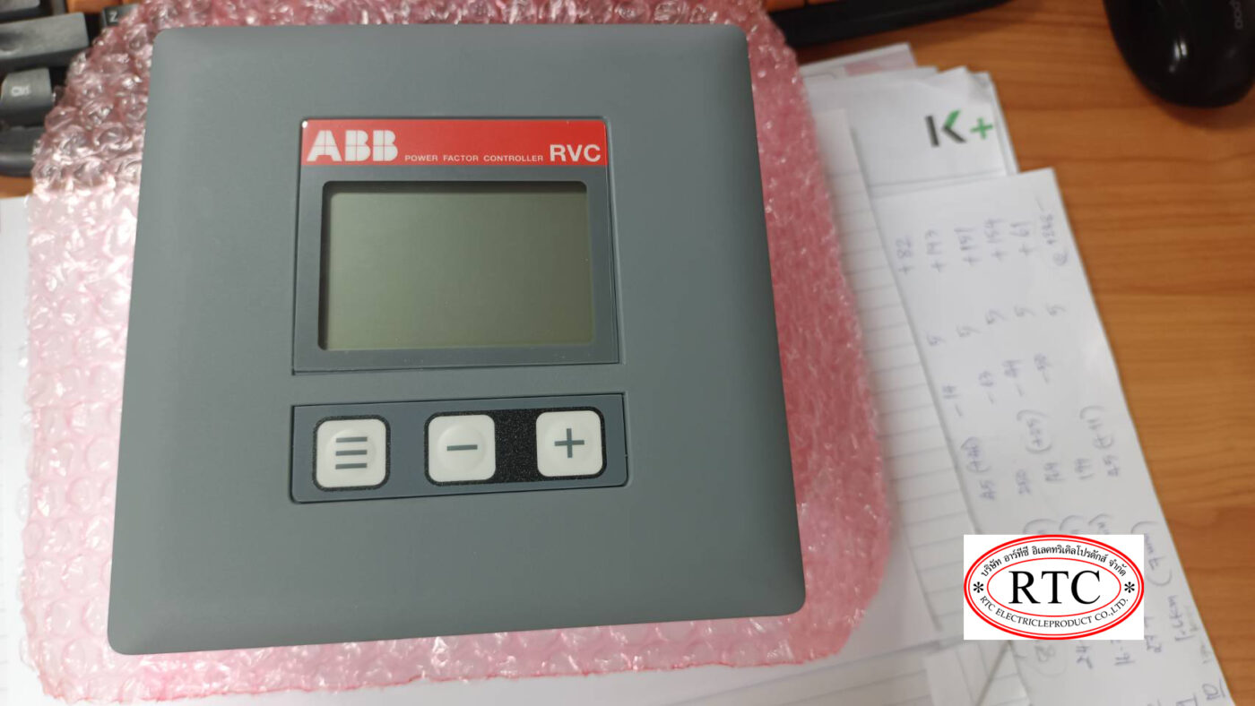 เพาเวอร์แฟคเตอร์คอนโทรล Power Factor Controller RVC6 ABB อาร์ทีซี อิ