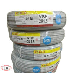 สายไฟ VKF 2x1.0 Sq.mm.ยาว 100เมตร มี มอก.KTO